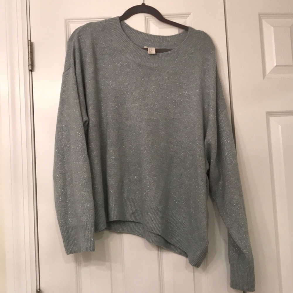 Sparkly Blue Sweatshirt